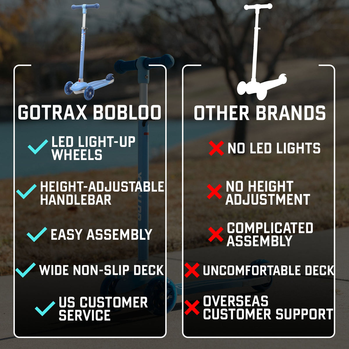 Bobloo Kids Kick Scooter - GOTRAX